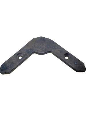 Antika Tarz Dekoratif Pirinç Dövme Gönye  Üst, 80X80MM, Oksit