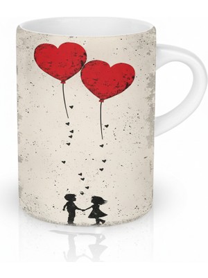 Bade Sevgililer Gününe Özel Kahve Fincanı