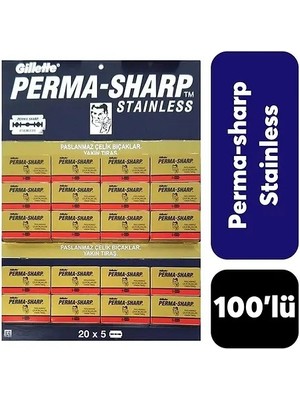 Ankaverse Perma-Sharp Tam Jilet 5 Parça x 20 Parça (5286)