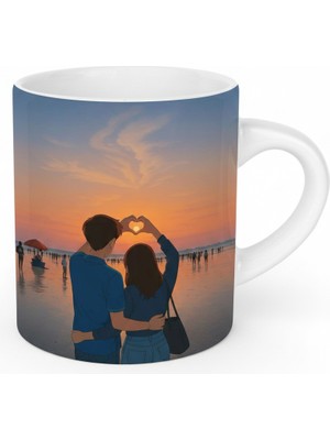 Bade Sevgililer Gününe Özel Kahve Fincanı