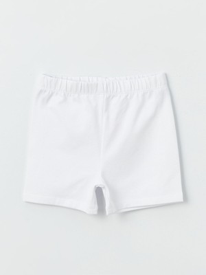 Lc Waikiki Yeni Sezon Beli Lastikli Basic Kız Bebek Kısa Tayt