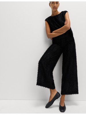 Marks & Spencer Dokulu Bol Paça Bilek Boy Pantolon