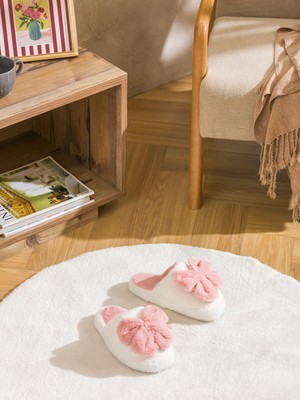 Lc Waikiki Yeni Sezon Fiyonk Detaylı Kadın Ev Terliği