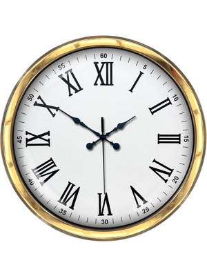 ForWhat Büro Ev Ofis Hediyesi Için 40CM Golden Prestij Style Duvar Saati