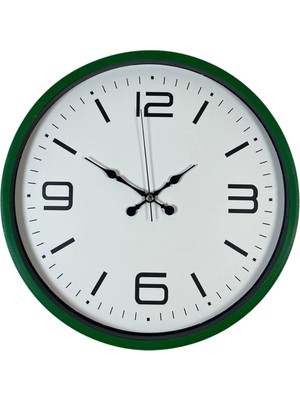 ForWhat Büro Ev Ofis Hediyesi Için 36CM Yeşil Style Dekor Duvar Saati