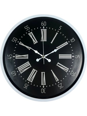 ForWhat Büro Ev Ofis Hediyesi Için 36CM Beyaz Stil Dekor Duvar Saati