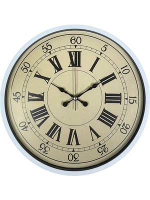 ForWhat Büro Ev Ofis Hediyesi Için 36CM Beyaz Dekor Duvar Saati