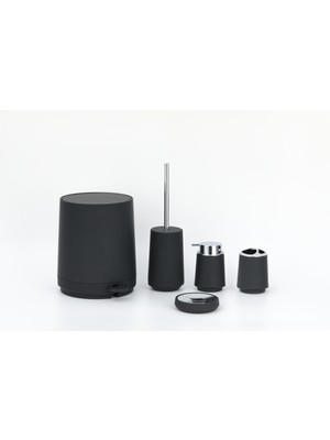 Arow Banyo Seti-Tuvalet Fırçası, Kovası, Sabunluklar ve Diş Fırçalık