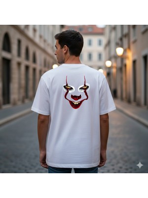 Etoile Studio Sevgili Kombini Unisex %100 Pamuklu Oversize Grafik Baskılı Bisiklet Yaka Tişört Pny Ways