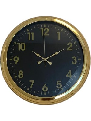 ForWhat Büro Ev Ofis Hediyesi Için 40CM Golden Prestij Trend Duvar Saati