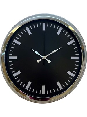 ForWhat Büro Ev Ofis Hediyesi Için 40CM Krom Trend Tarz Duvar Saati