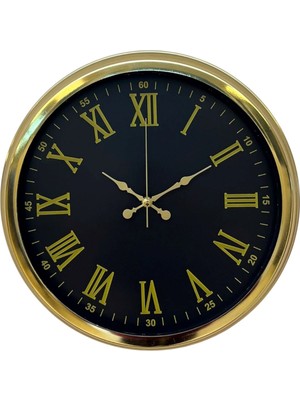 ForWhat Büro Ev Ofis Hediyesi Için 40CM Golden Model Prestij Duvar Saati