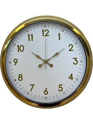 ForWhat Büro Ev Ofis Hediyesi Için 40CM Golden Biçim Prestij Duvar Saati