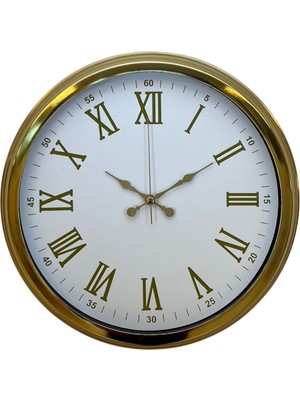 ForWhat Büro Ev Ofis Hediyesi Için 40CM Golden Tarz Prestij Duvar Saati