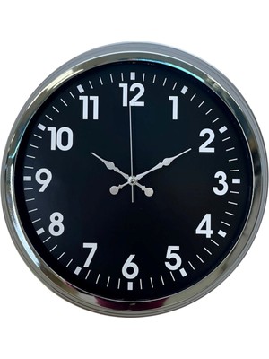 ForWhat Büro Ev Ofis Hediyesi Için 40CM Krom Trend Stil Duvar Saati
