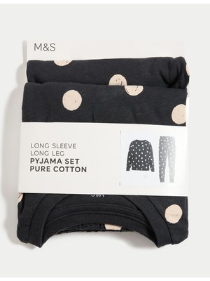 Marks & Spencer Desenli Çocuk Pijama Takımı