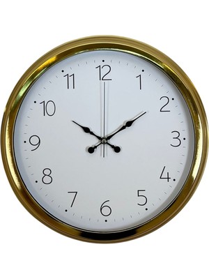 ForWhat Büro Ev Ofis Hediyesi Için 40CM Golden Lüks Duvar Saati