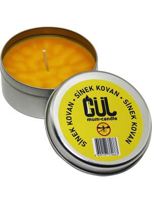 Mum Candle Si̇nek Mum Teneke Kutu (5446)