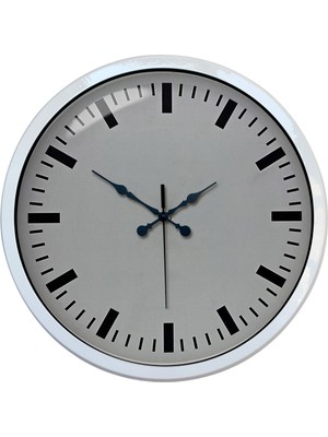 ForWhat Büro Ev Ofis Hediyesi Için 40CM Beyaz Metal Modern Duvar Saati