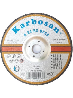 Toptan Bulurum Karbosan Metal Taşlama Diski 180X8,0X22,23
