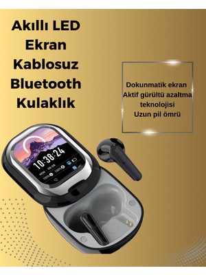 Toptan Bulurum Şık, Akıllı ve Güçlü LED Ekranlı Kablosuz Kulaklık Seti