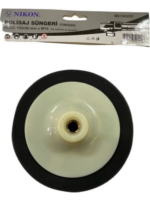 Toptan Bulurum Nikon 15050SY Polisaj Süngeri 150 mm Siyah Yumuşak
