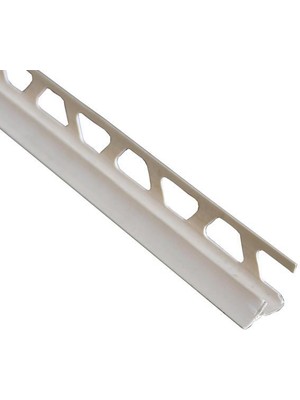 Toptan Bulurum Iç Köşe Plastik Profil 10 mm 2,70 Beyaz (10 Adet)