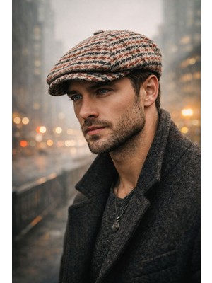 Kaşe Lastikli Beckham Peaky Blinders Kasket Şapka ÜN0015