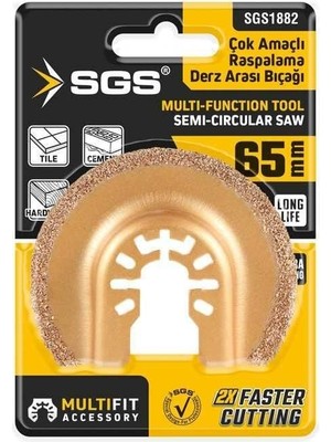 Toptan Bulurum Sgs 1882 Derz Arası Raspalama Bıçağı 65 mm Karbür
