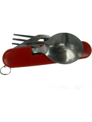 Toptan Bulurum K 524 Rd Çok Amaçlı Çakı (Çatal, Kaşık, ) 9cm  Plastik Gövde