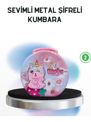 Toptan Bulurum Anahtarlı Çocuk Para Kasası Eğitici ve Dekoratif Tasarım