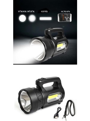 Toptan Bulurum Profesyonel Ultra Güçlü LED El Feneri  Yüksek Performanslı 900 Lümen Aydınlatma