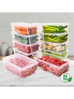 Toptan Bulurum Sgs B100010 Buzluk Saklama Kabı 1 Litre 10 Adet