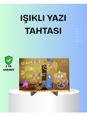 Toptan Bulurum Yaratıcı Çizim ve Mesajlar Için LED Işıklı Renkli Tahta