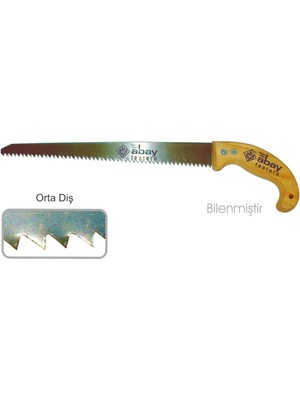 Toptan Bulurum Abay Orta Diş Bağ Testere 35 cm  Ahşap Sap