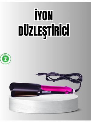 Toptan Bulurum Profesyonel Iyon Teknolojili Saç Düzleştirici – 220°C Hızlı Isınma ve LED Ekranlı Tasarım