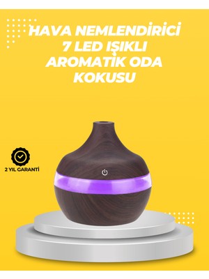 Toptan Bulurum 7 Renk LED Işıklı Ultrasonik Aroma Difüzör 300 ml