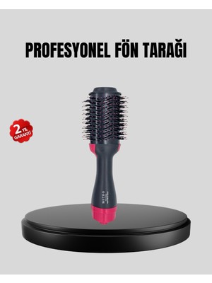 Toptan Bulurum 220°C Profesyonel Fön Tarağı – Negatif Iyon Teknolojili, 3 Isı Kademeli, 1200W