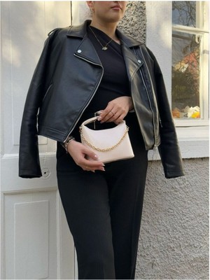 Luciaonline Cosy | Krem El ve Omuz Çanta