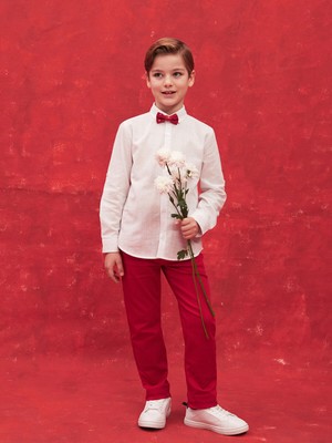 Lc Waikiki Yeni Sezon Beli Ayarlanabilir Lastikli Erkek Çocuk Pantolon