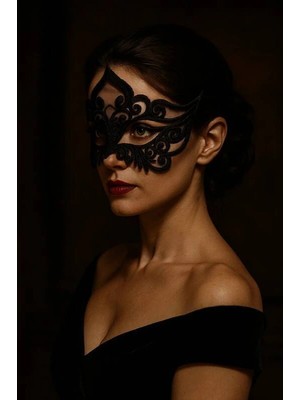 Marsilyan Dantel Maskeli Balo Maskesi V3300