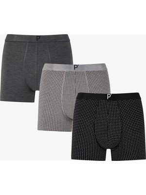 Penti Erkek Renkli Grey Motion Çoklu Boxer