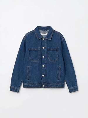 LC Waikiki Indigo Erkek Çocuk Jean Ceket  (S6)