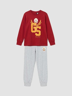LC Waikiki Galatasaray Baskılı Erkek Çocuk Pijama Takım  (S6)