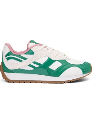 Tommy Hilfiger Beyaz - Yeşil Kadın Sneaker FW0FW090980H7