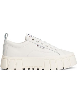 Tommy Hilfiger Ekru Kadın Sneaker EN0EN03008YBL