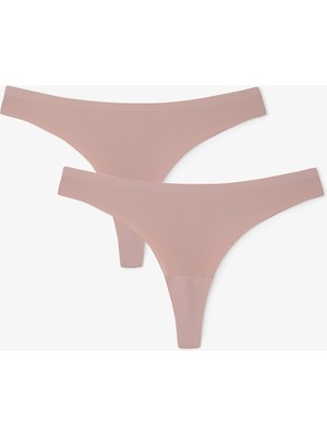 Penti Gül Kurusu İz Yapmayan Lazer Kesim 2'li Tanga Külot