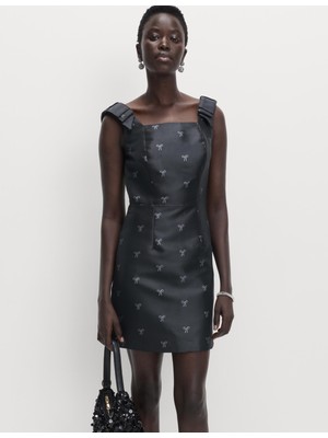 Marks & Spencer Fiyonk Detaylı Mini Elbise