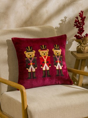 Lc Waikiki Yeni Sezon Ayı Teddy Baskılı Yastık Kılıfı 45X45 cm