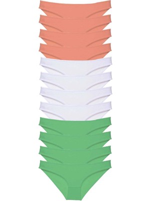 Moda Şahsenem 12 Adet Süper Eko Set Likralı Kadın Slip Külot 510